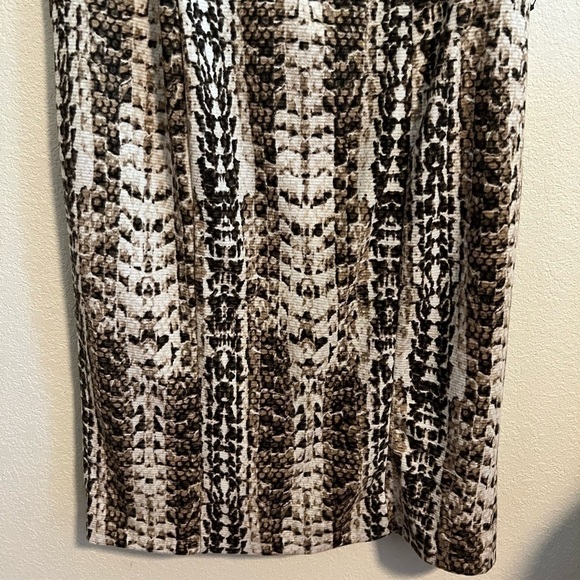 Dana Bachman Snake Skin Pattern Dress Size 12 - Picture 4 of 8